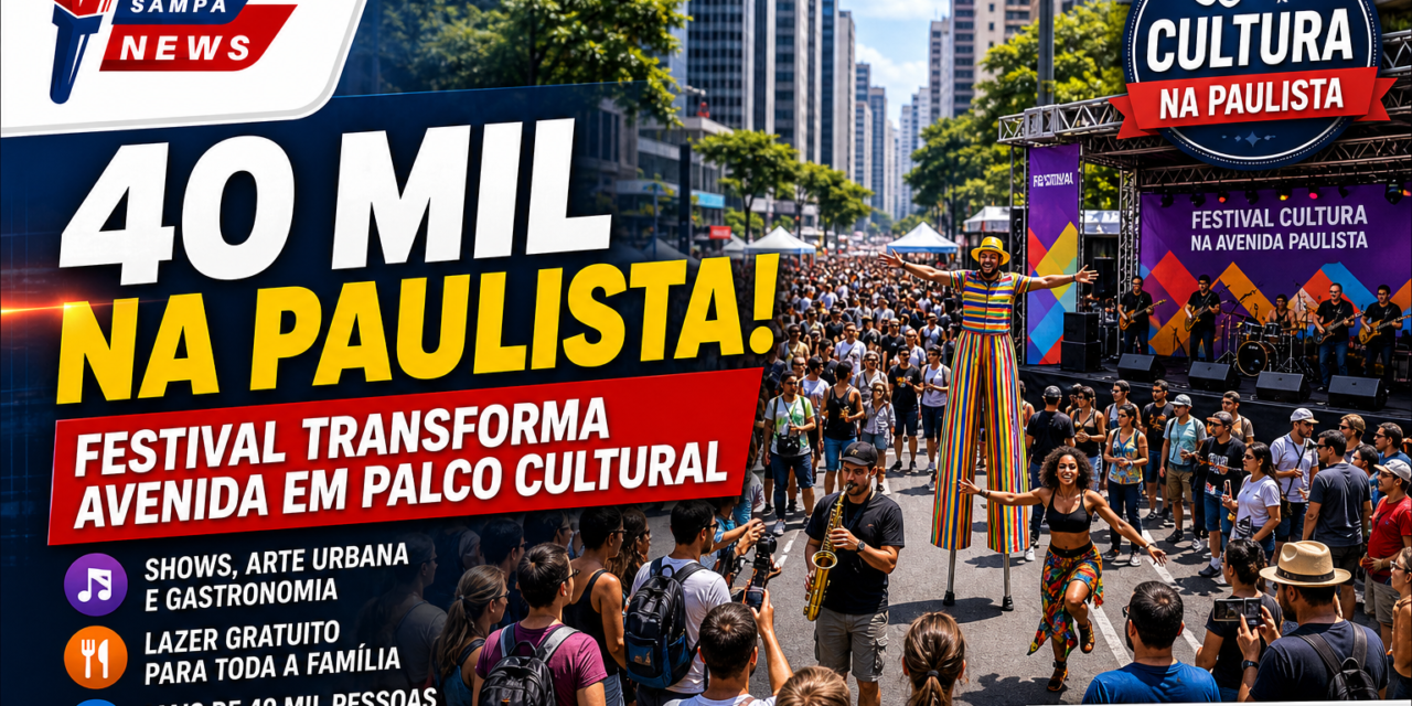 Festival de Cultura na Avenida Paulista reúne mais de 40 mil pessoas no fim de semana em SP