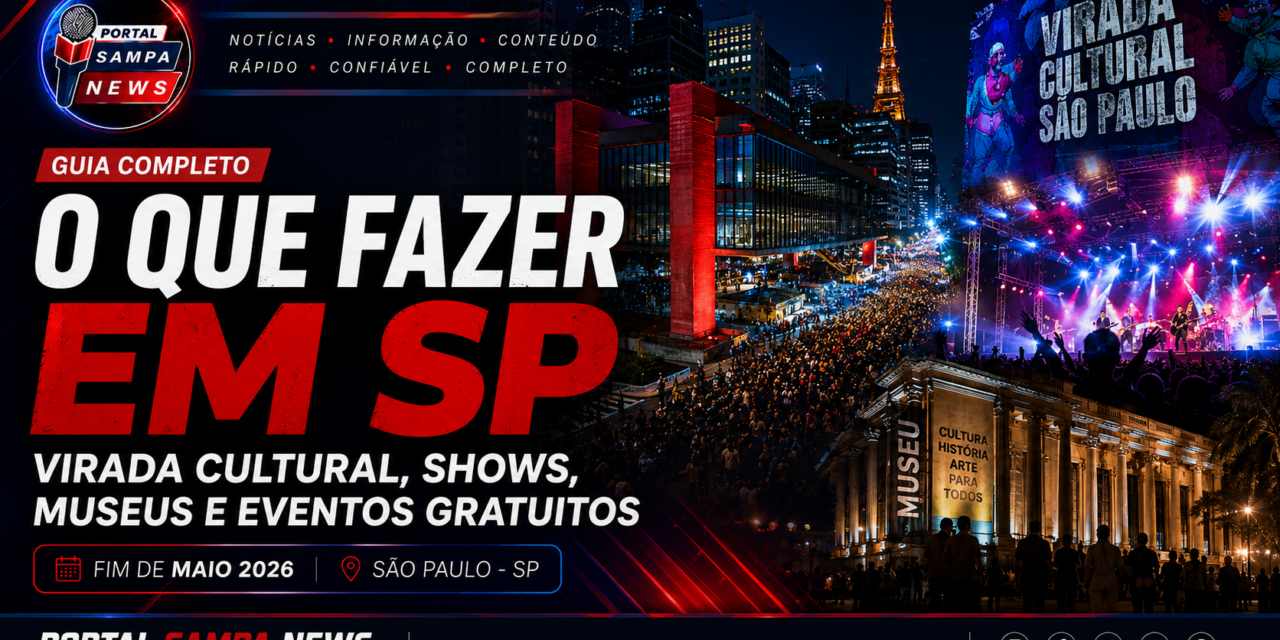 O que fazer em SP neste fim de maio: Virada Cultural, Korn, MASP 24h e eventos gratuitos — guia completo e atualizado