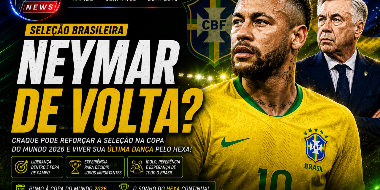 Neymar está de volta: o retorno do camisa 10 após quase 3 anos