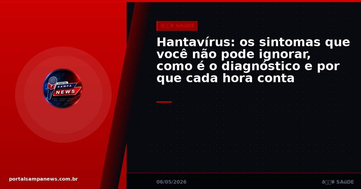 Hantavírus: os sintomas que você não pode ignorar, como é o diagnóstico e por que cada hora conta