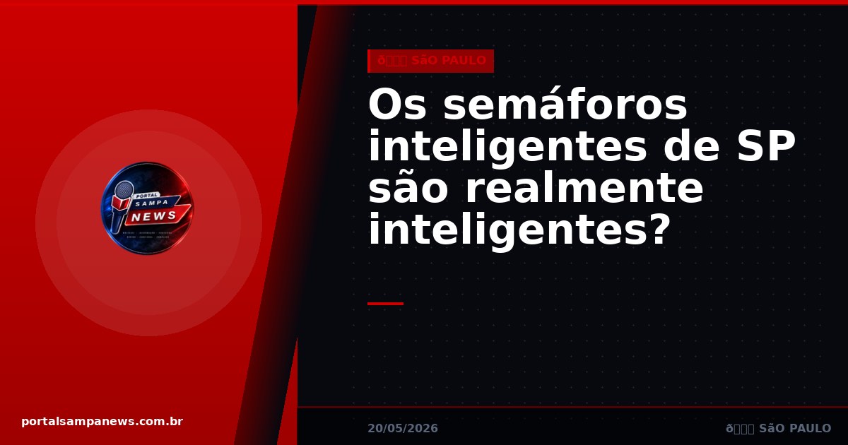 Os semáforos inteligentes de SP são realmente inteligentes?