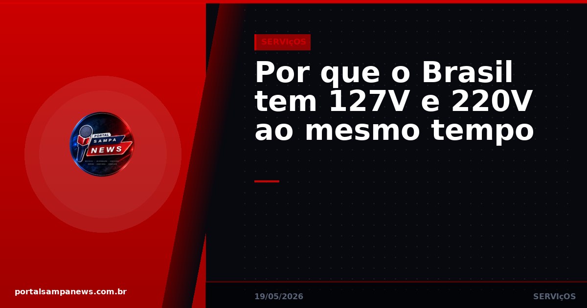 Por que o Brasil tem 127V e 220V ao mesmo tempo