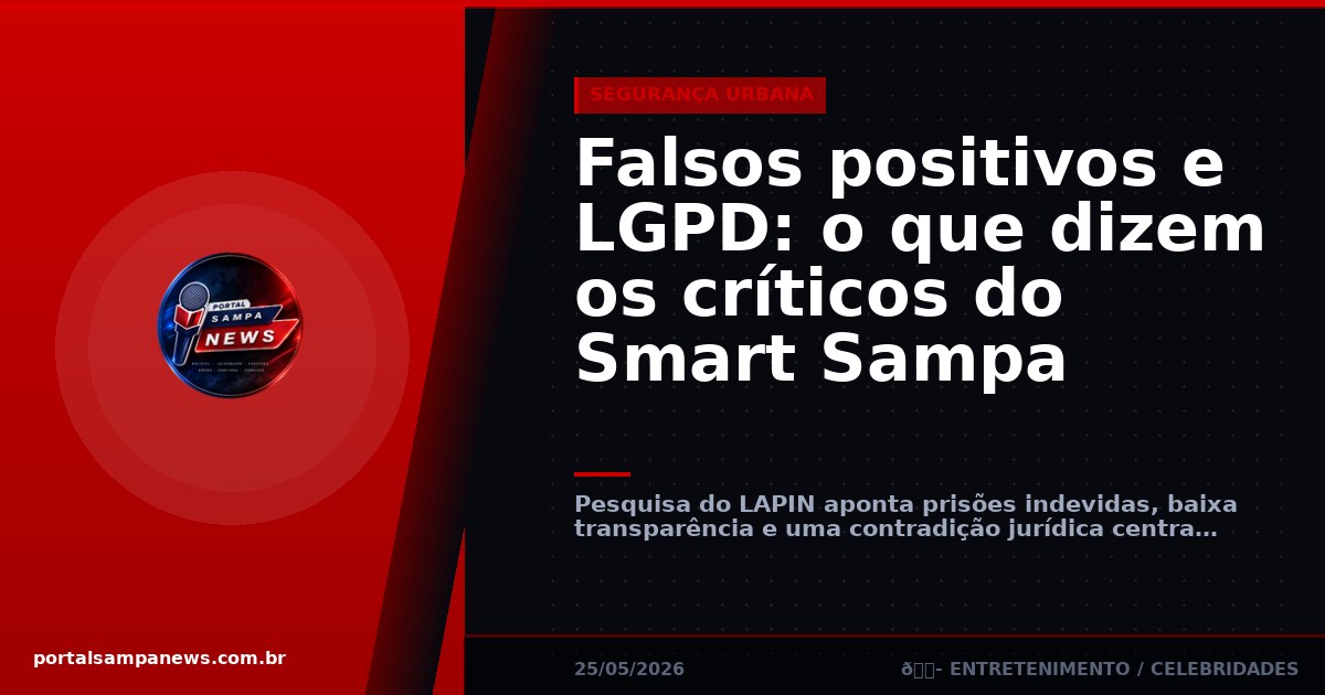Falsos positivos e LGPD: o que dizem os críticos do Smart Sampa
