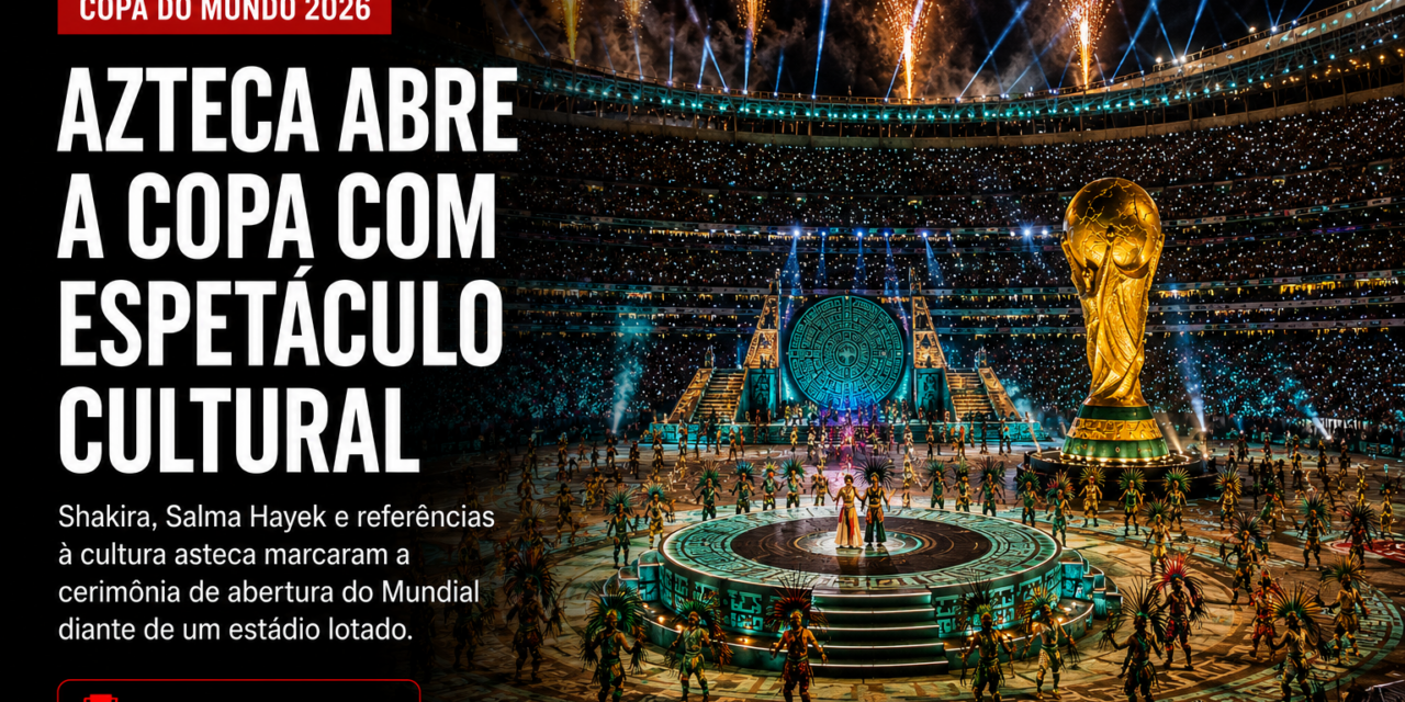 Shakira, Salma Hayek e cultura asteca: como foi a abertura da Copa do Mundo 2026 no Azteca