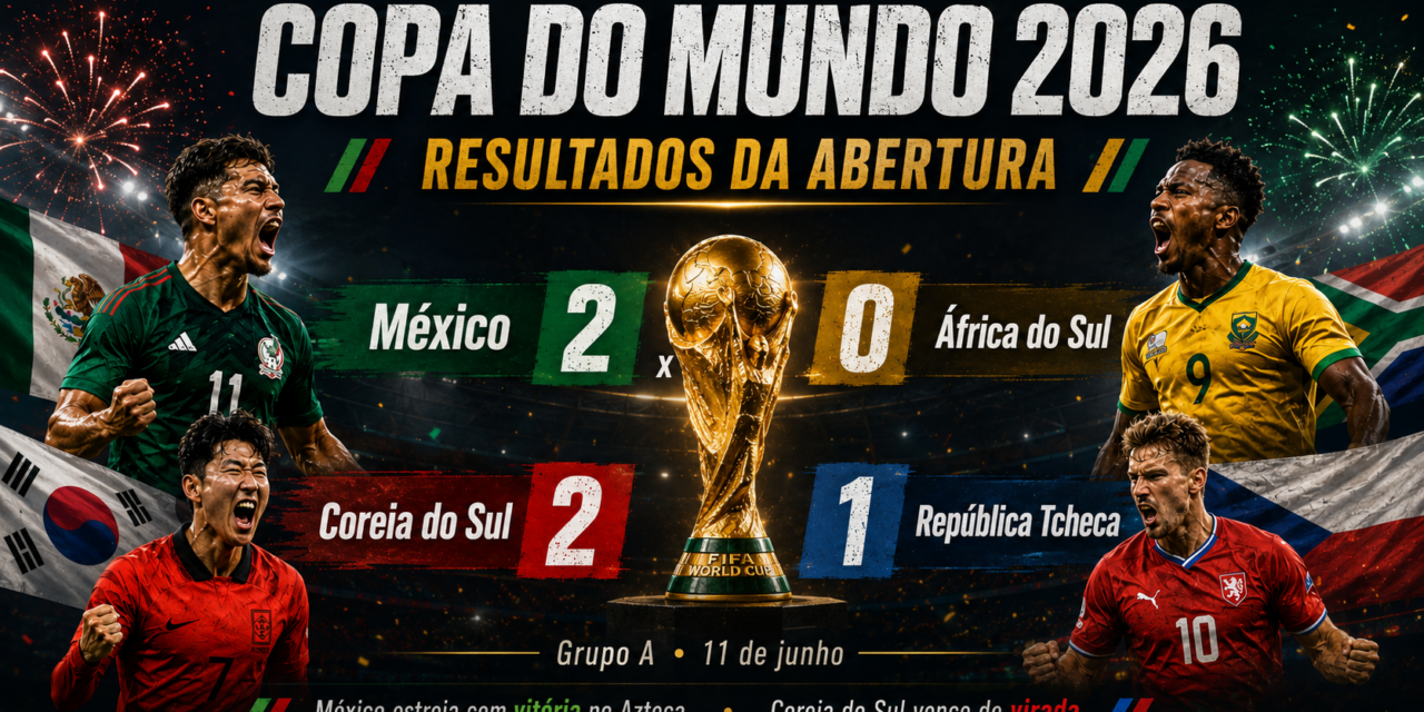Coreia do Sul vira sobre a República Tcheca e estreia com vitória na Copa 2026