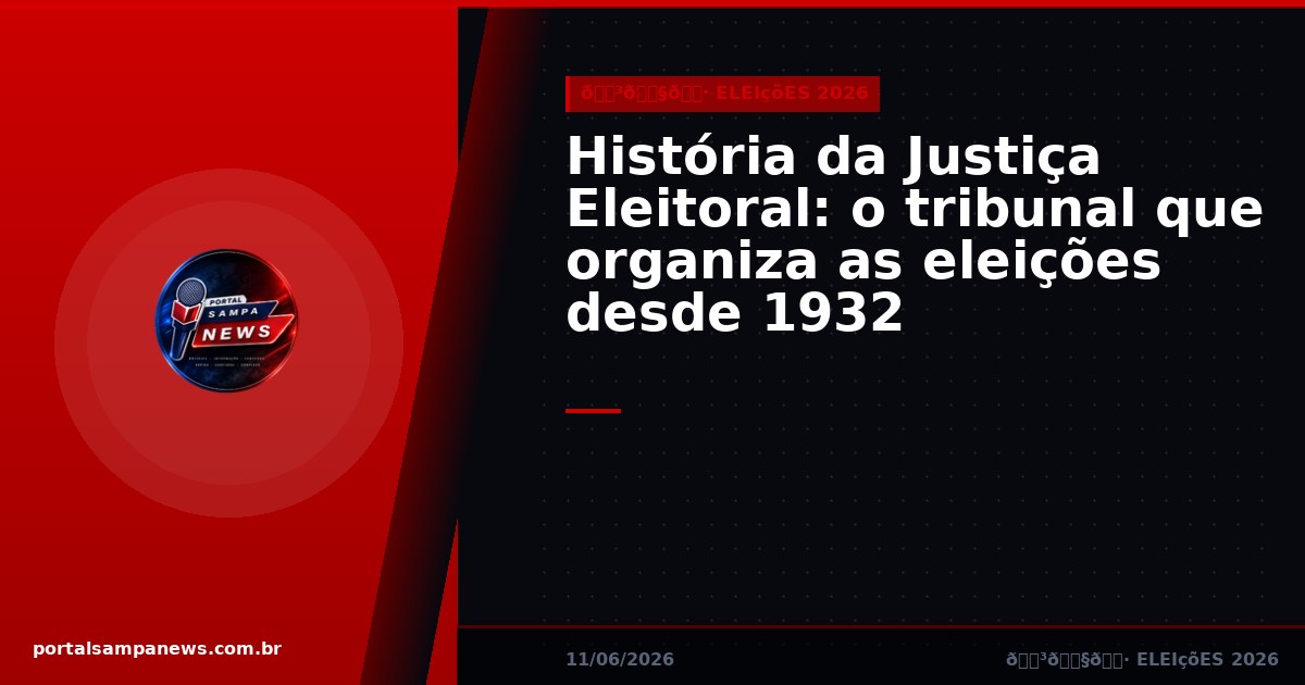 História da Justiça Eleitoral: o tribunal que organiza as eleições desde 1932