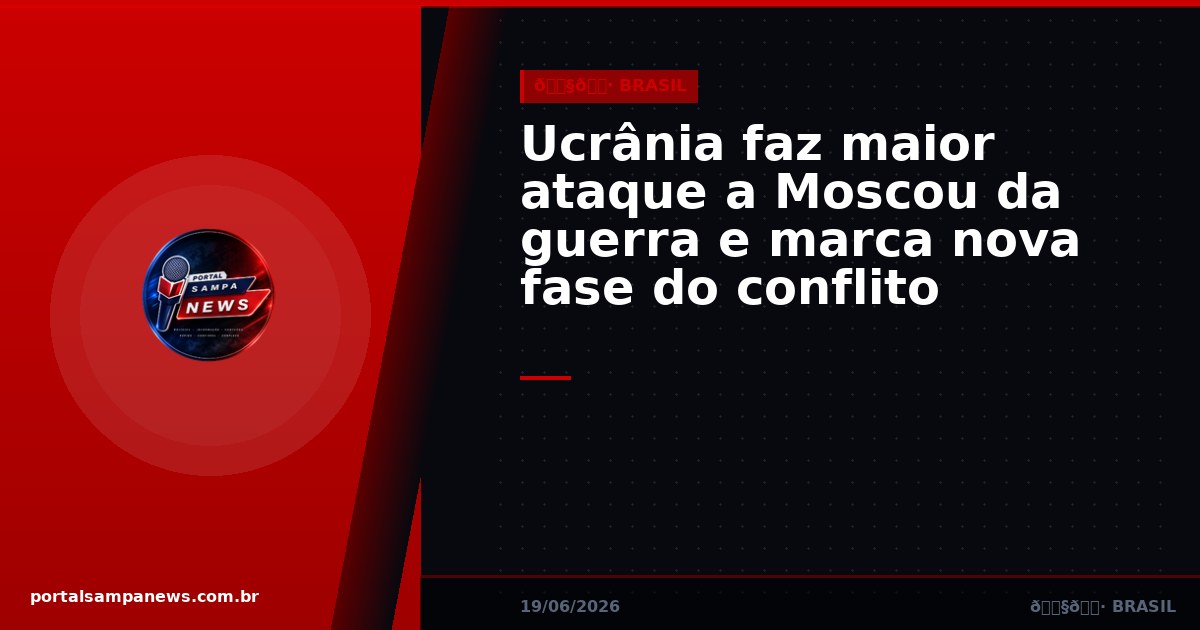 Ucrânia faz maior ataque a Moscou da guerra e marca nova fase do conflito