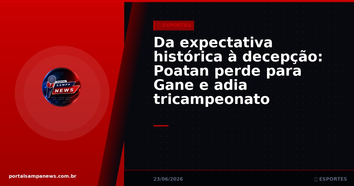 Da expectativa histórica à decepção: Poatan perde para Gane e adia tricampeonato