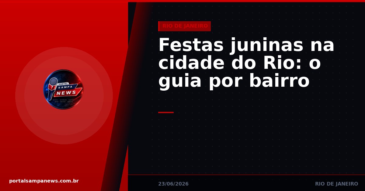 Festas juninas na cidade do Rio: o guia por bairro